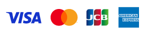 VISA／MasterCard／AMERICAN EXPRESS／JCB